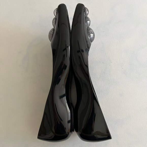 Melissa x Karl Lagerfeld Rubber Pointed Toe Flats - Picture 4 of 8
